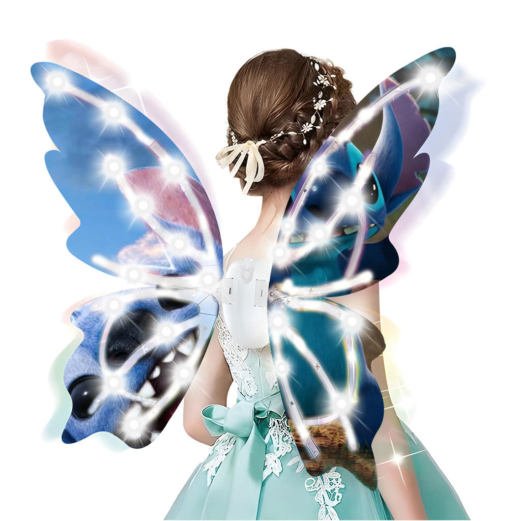 Ailes Magiques Lumineuses pour Enfants Design Stitch Kuromi