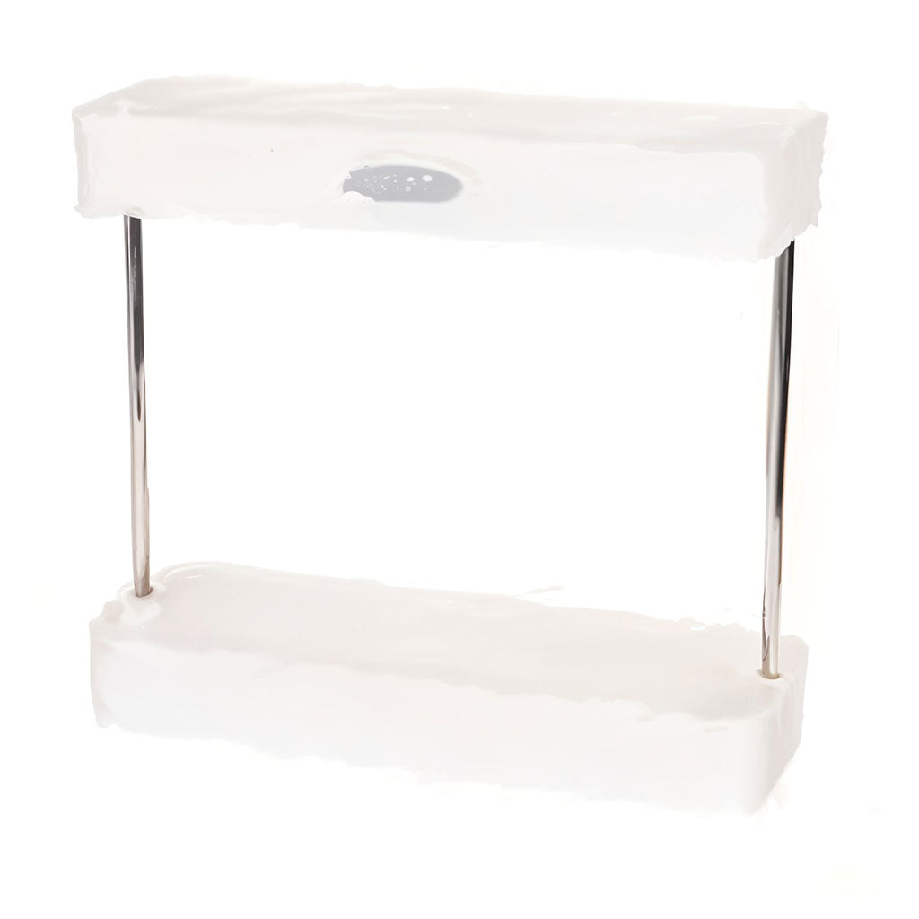 étagères de rangement pour cuisine et salle de bain 2 étages - منظم أغراض في الحمام أو المطبخ