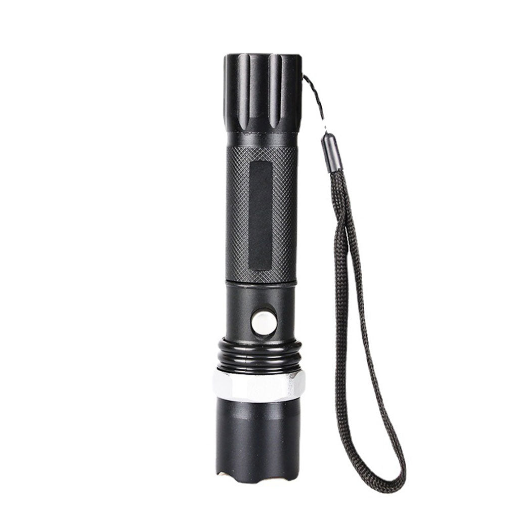 Lampe Torche LED SWAT Multifonction Zoom Réglable et 3 Modes d’Éclairage – مصباح يدوي قابل للشحن