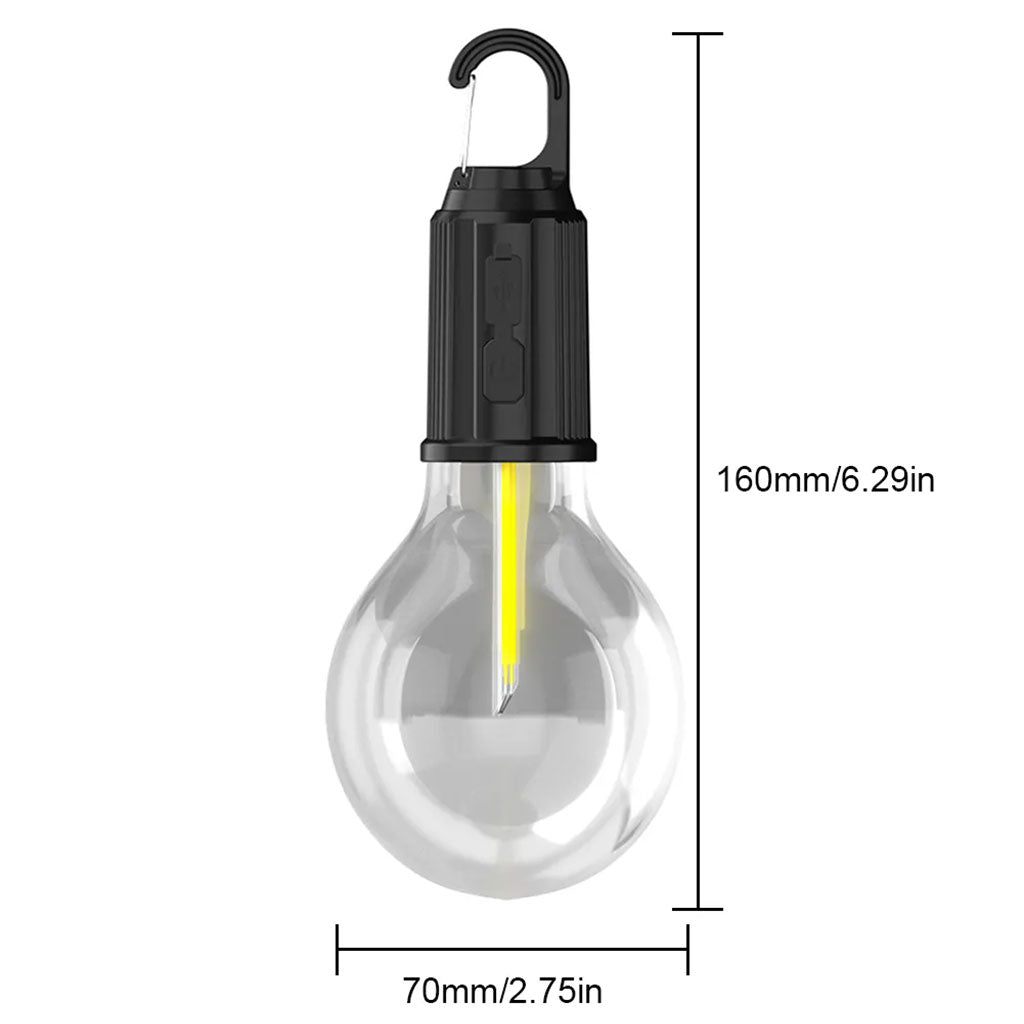 Lampe de Camping Solaire étanche et Rechargeable 3 modes d’éclairage T01-B – مصباح محمول بالطاقة الشمسية تنزوت