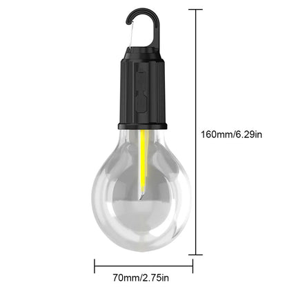 Lampe de Camping Solaire étanche et Rechargeable 3 modes d’éclairage T01-B – مصباح محمول بالطاقة الشمسية تنزوت