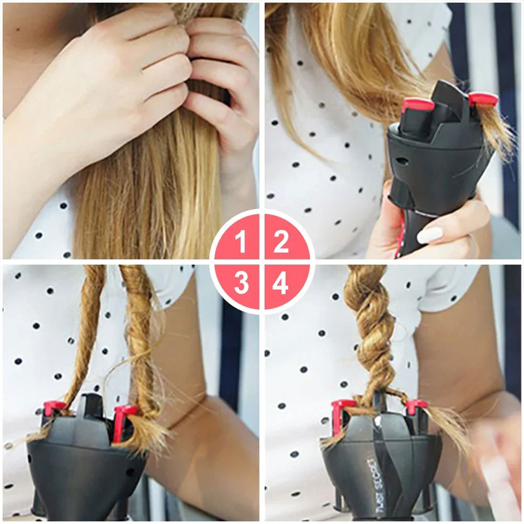 Appareil à tresser les cheveux automatique torsion rapide