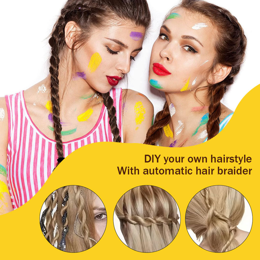 Appareil à tresser les cheveux automatique torsion rapide