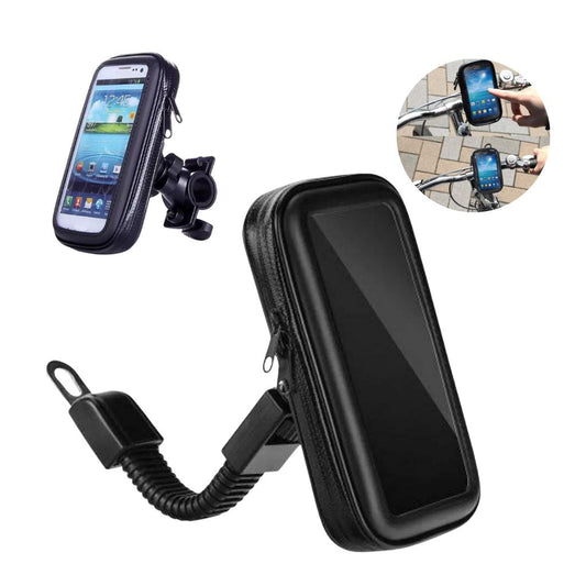 Support de téléphone Professionnel pour Le Guidon de Moto Imperméable et Rotative 360° - تنزوت