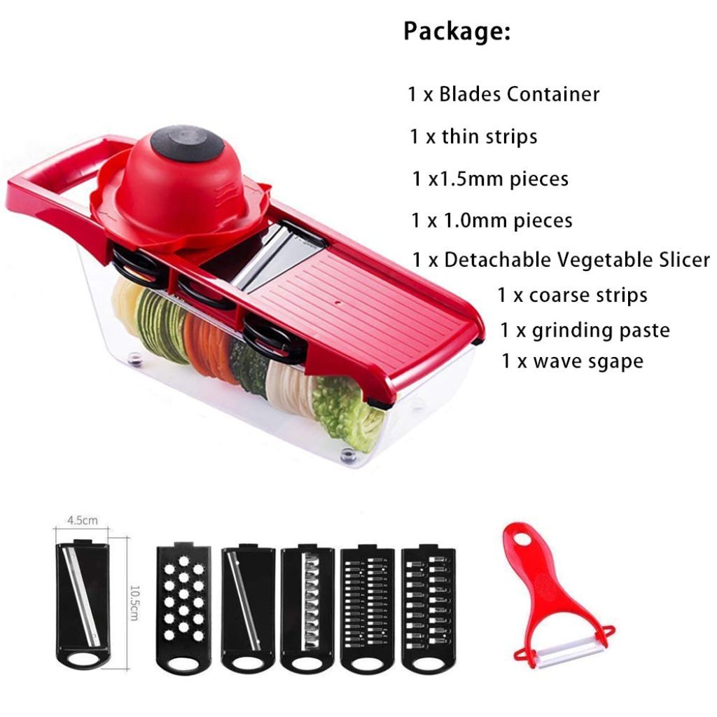 Mandoline Coupe-Légumes 10 en 1 – قطاعة خضروات
