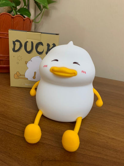 Veilleuse en Silicone Forme Canards pour Chambre d’enfant Rechargeable