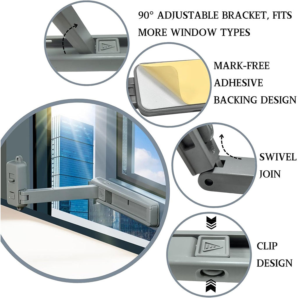 Stop Fenêtres et Verrou de sécurité pour enfants – أداة حماية لغلق النافذة