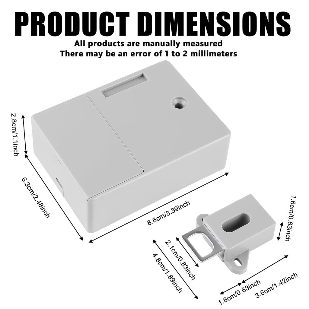 Serrure électronique d’armoire avec carte de déverrouillage – قفل درج ذكي مع بطاقة فتح