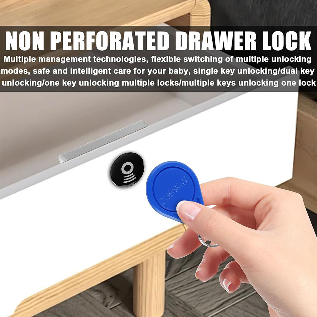 Serrure électronique d’armoire avec carte de déverrouillage – قفل درج ذكي مع بطاقة فتح