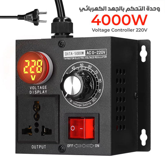 Régulateur de tension SCR AC 230V 4000W تنزوت