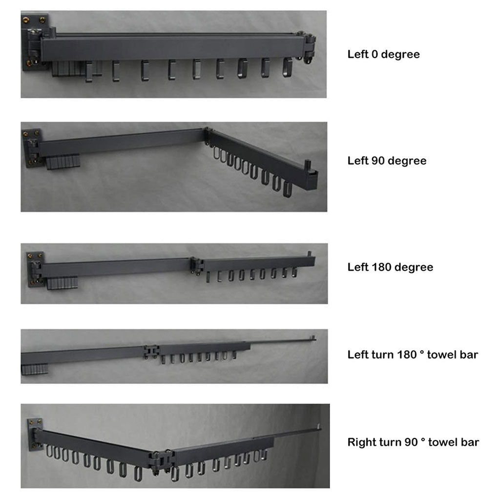 Séchoir à Linge Rétractable pour Gagner de L’espace – علاقة ملابس لتوفير المساحة