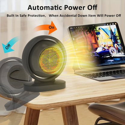 Chauffage électrique portable 380W avec fonction d’arrêt automatique – سخان كهربائي محمول
