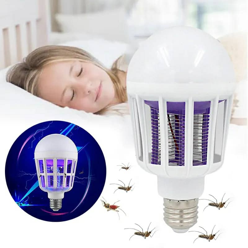 Ampoule LED Écomnomique anti-moustiques 3 en 1 E27 AC220V