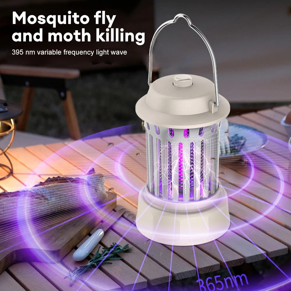 lanterne anti-moustique et lamp de camping 2in1 lumière 62 UV rechargeble