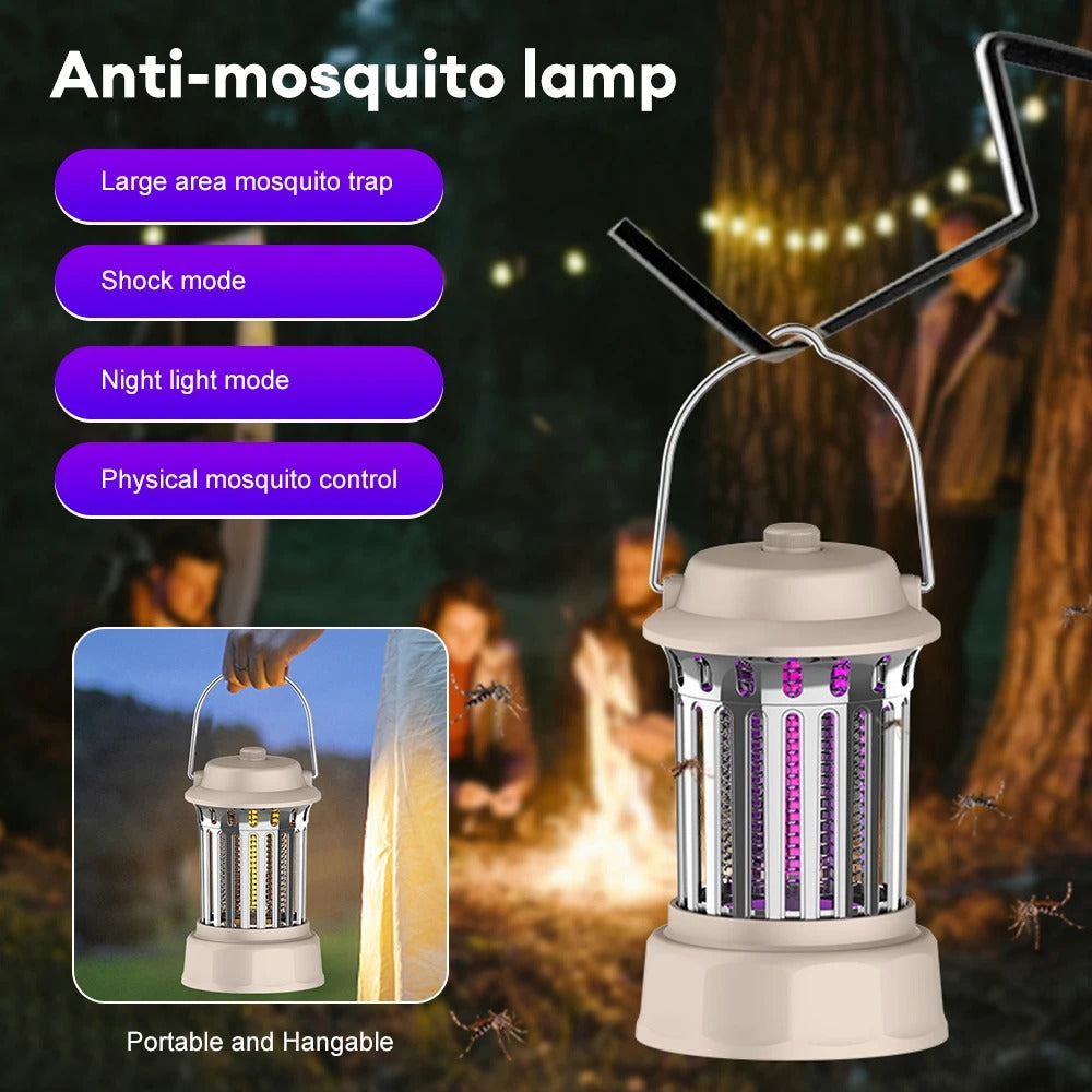 lanterne anti-moustique et lamp de camping 2in1 lumière 62 UV rechargeble