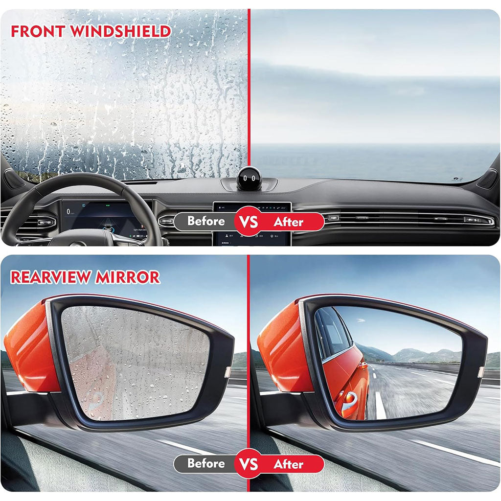 Brosse de nettoyage antibuée pour pare-brise et vitres de voitures – ممسحة زجاج مضادة للضباب