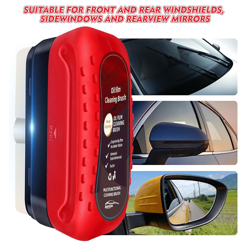 Brosse de nettoyage antibuée pour pare-brise et vitres de voitures – ممسحة زجاج مضادة للضباب