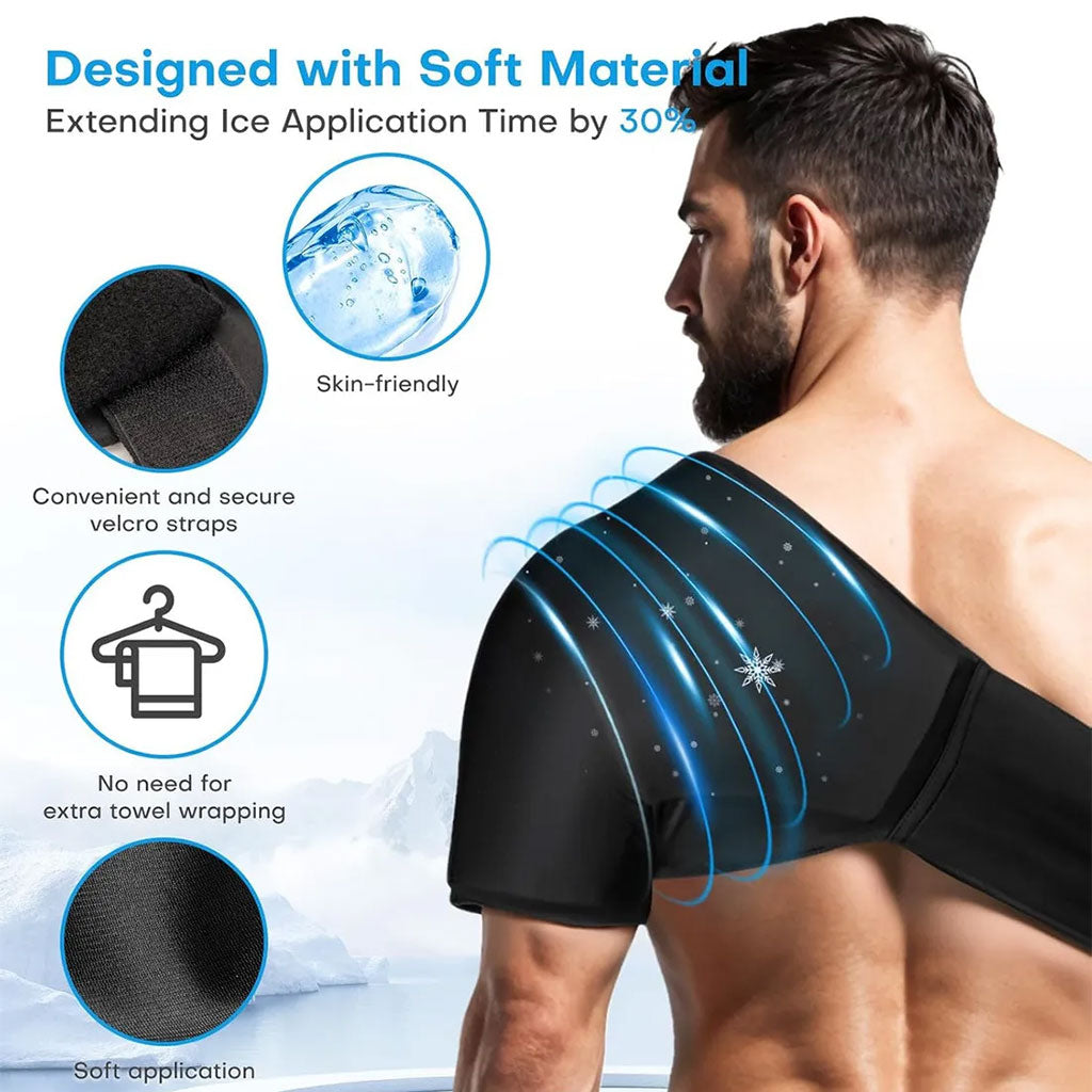 Pack coussinet d’épaule en gel chaud et froid pour soulager les douleurs