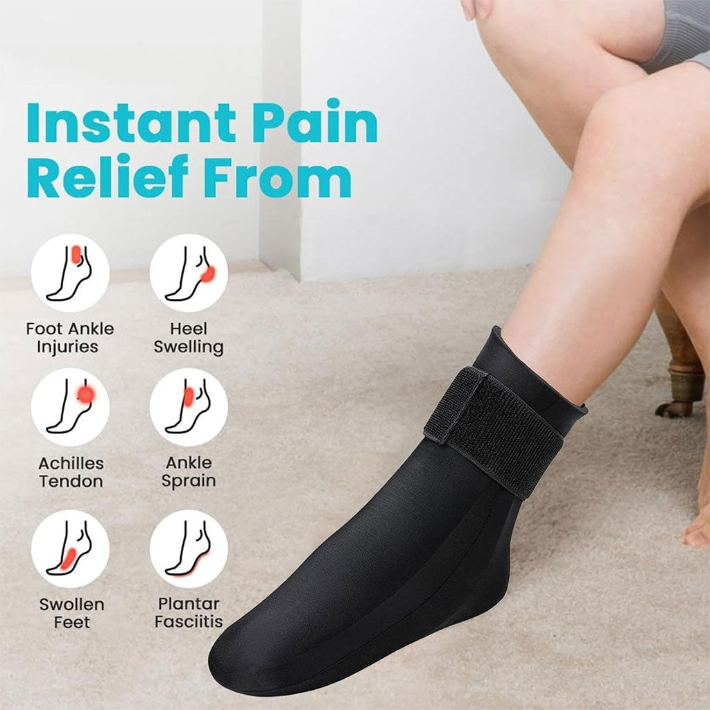 Poche de glace pour cheville en gel chaud et froid pour soulager les douleurs