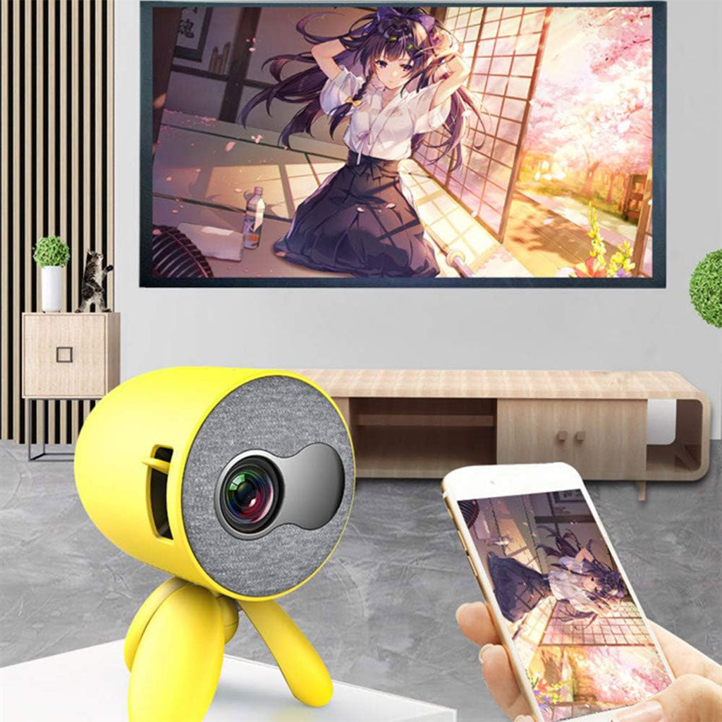 Projecteur HD 1080p portable compatible avec smartphones haut-parleurs intégrés – جهاز عرض على الحائط محمول