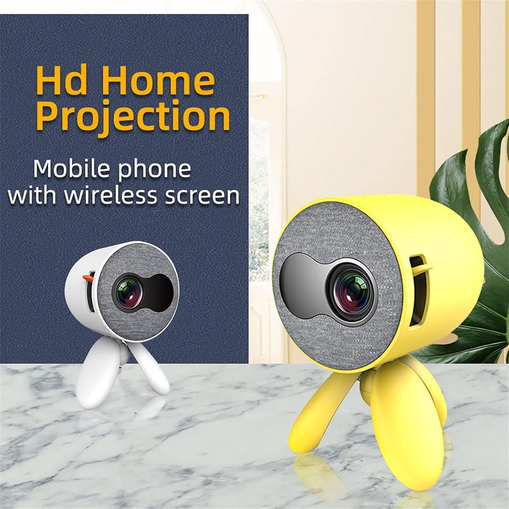 Projecteur HD 1080p portable compatible avec smartphones haut-parleurs intégrés – جهاز عرض على الحائط محمول
