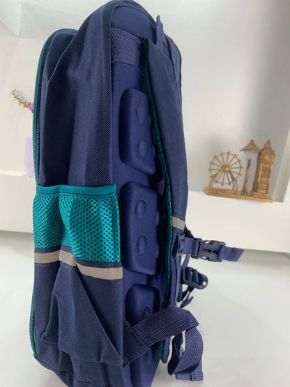Sac à Dos Enfant pour École primaire de Haute Qualité Bleu et Vert – حقيبة ظهر مدرسية للأطفال أزرق وأخضر