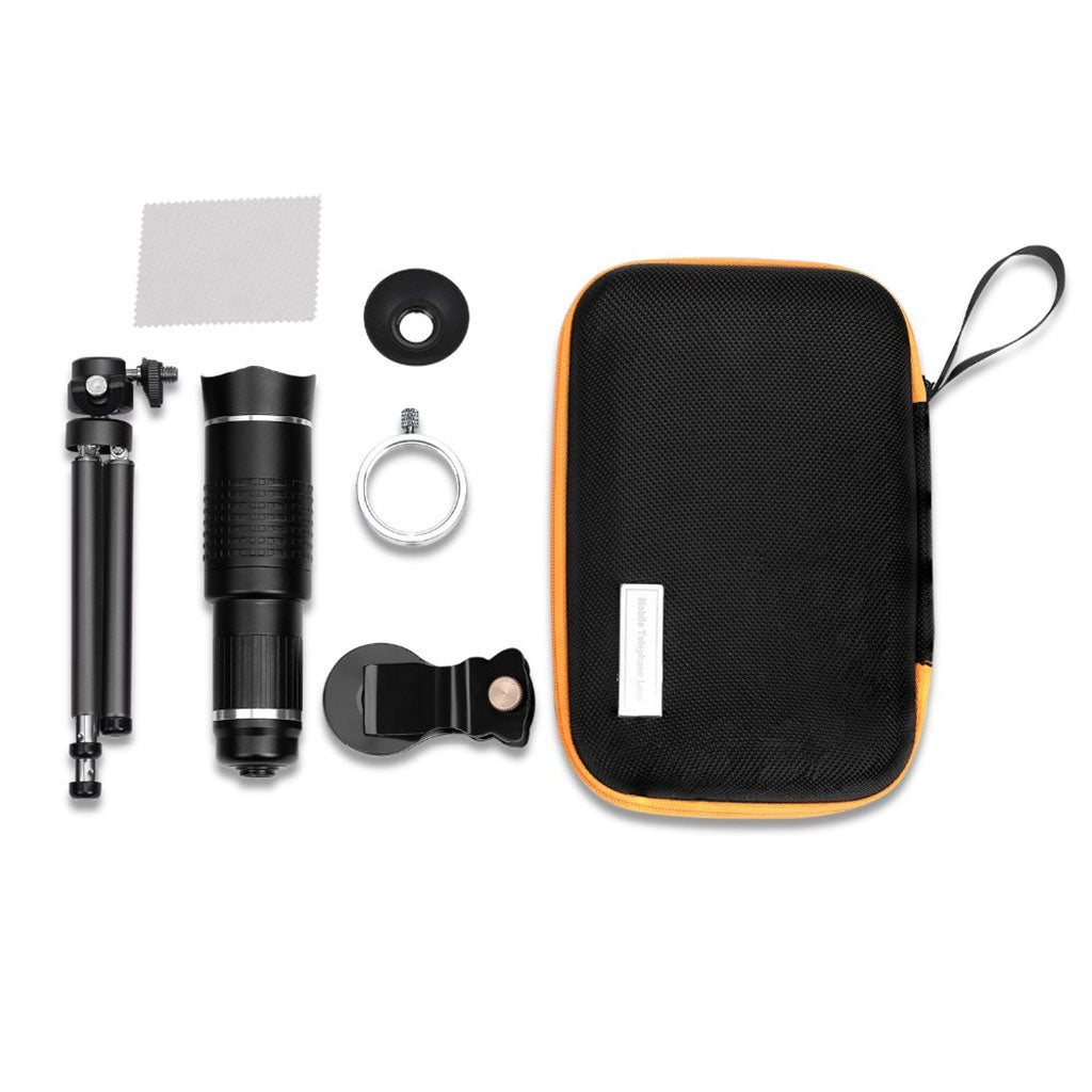 Téléobjectif pour smartphone à zoom optique 20x avec trépied