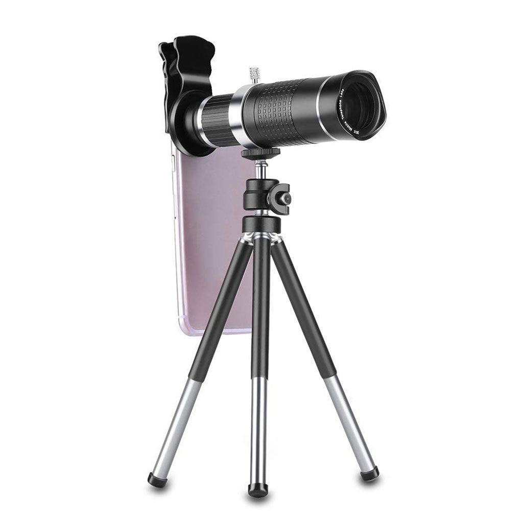 Téléobjectif pour smartphone à zoom optique 20x avec trépied