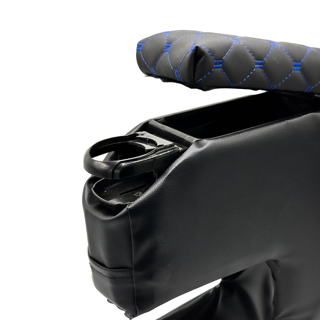 Accoudoir de Voiture Universel avec Rangement et Porte-Gobelets 40x30x11cm – مسند ذراع للسيارة مع تخزين وحامل أكواب