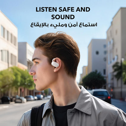 Écouteurs Open-Ear soundcore by Anker V20i Crochets Ajustables Autonomie 36H et Lumières LED - سماعات أنكر اللاسلكية ذات التصميم المفتوح والخطاف