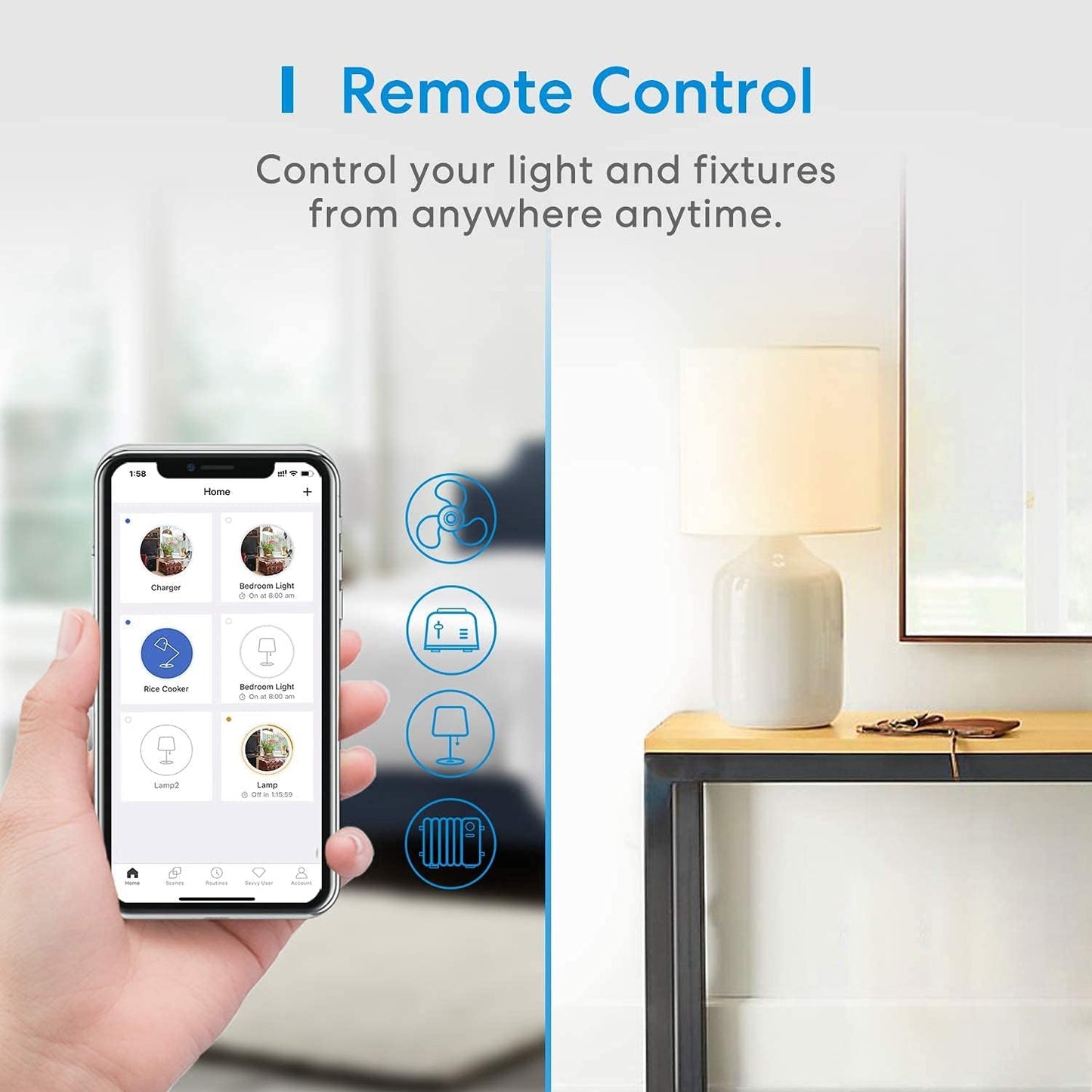 AVEL Prise intelligente WiFi avec commande vocale - مقبس طاقة ذكي (ويفي)