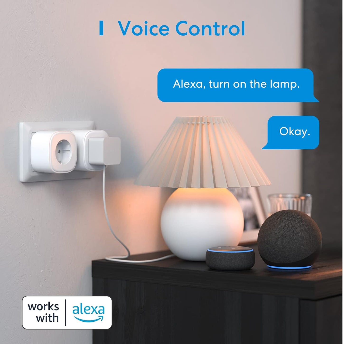 AVEL Prise intelligente WiFi avec commande vocale - مقبس طاقة ذكي (ويفي)