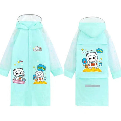 Cape Poncho Pluie Enfant Impermeable Anti Pluie - Vert ( 9-16 ans )