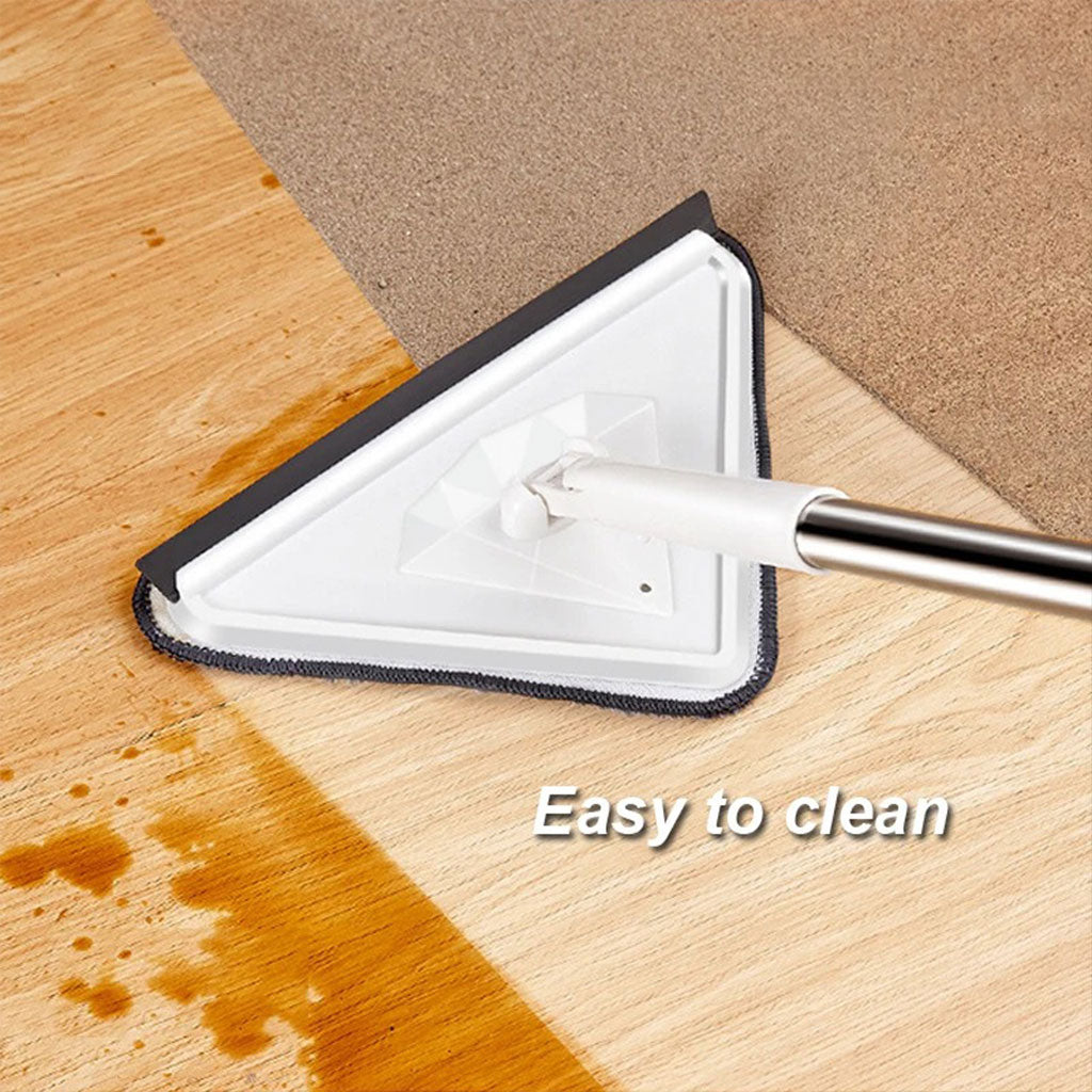 Vadrouille de Nettoyage avec Manche Long Pliable à 180° avec Grattoir – ممسحة من ميكروفيبر للتنظيف في أصعب المناطق