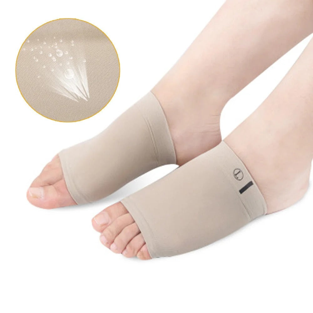 Paire Semelles de pied Soutien de la voûte plantaire en silicone pour fasciite plantaire orthopédique