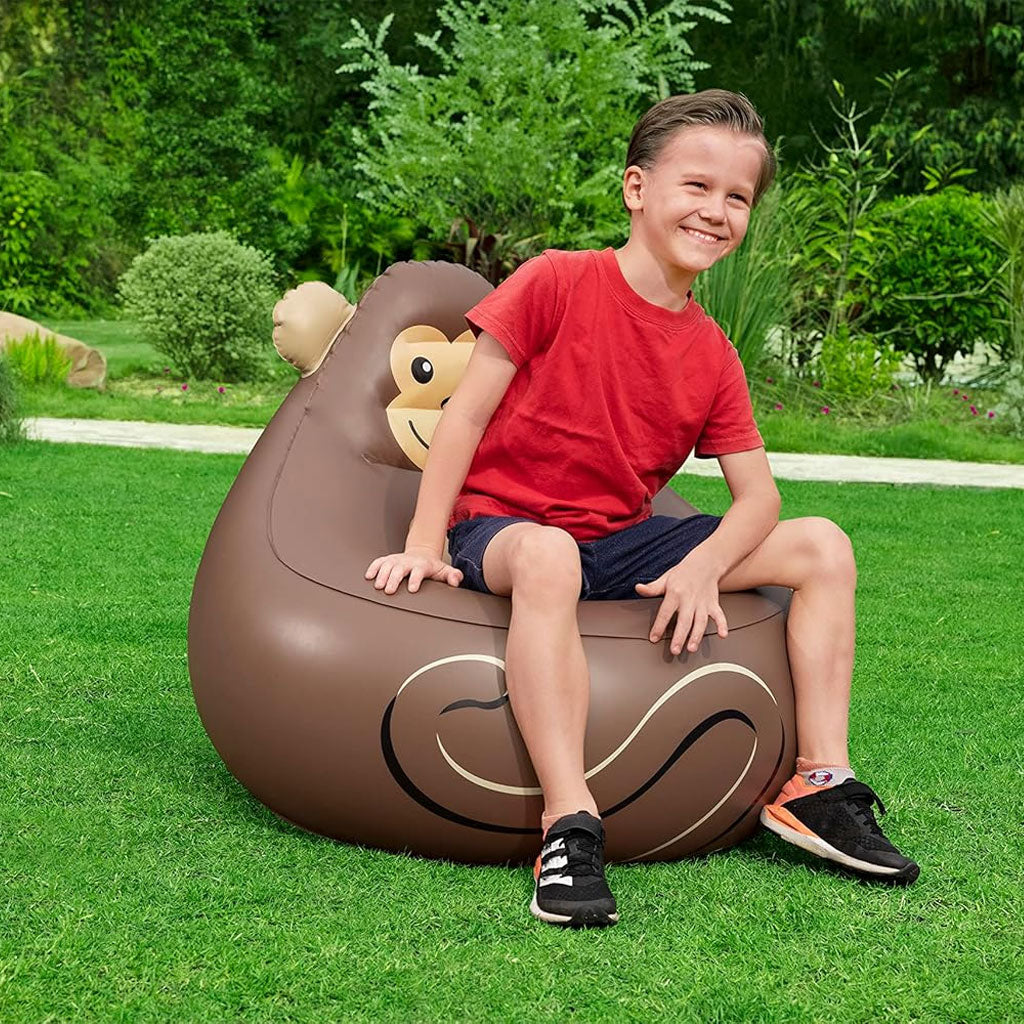 Fauteuil Gonflable Cozy Critters 72 x 72 x 64 cm Bestway 75116 – أريكة قابلة للنفخ تنزوت