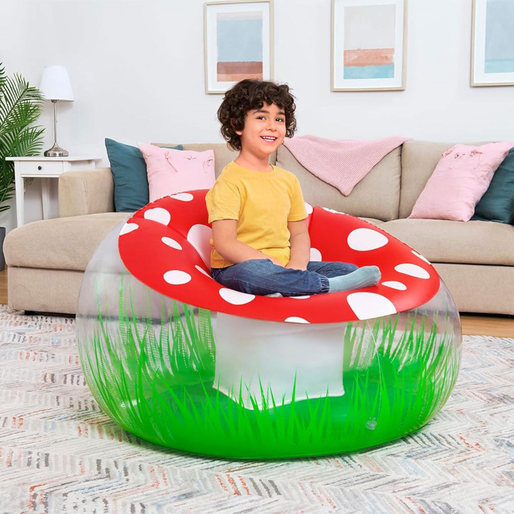 Fauteuil Gonflable Géant Champignon 112x112x66 cm Bestway 75123 – أريكة قابلة للنفخ تنزوت