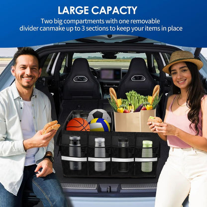 Organisateur de Coffre Pliable et Imperméable avec Multi-Compartiments – صندوق تنظيم الأغراض قابل للطي ومقاوم للماء - تنزوت