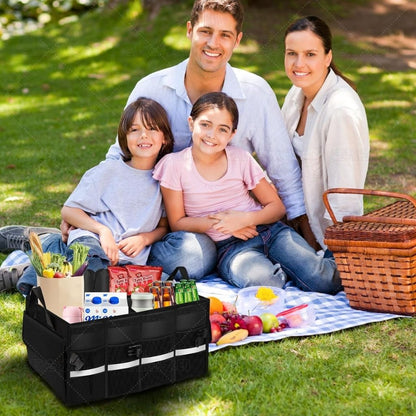 Organisateur de Coffre Pliable et Imperméable avec Multi-Compartiments – صندوق تنظيم الأغراض قابل للطي ومقاوم للماء - تنزوت