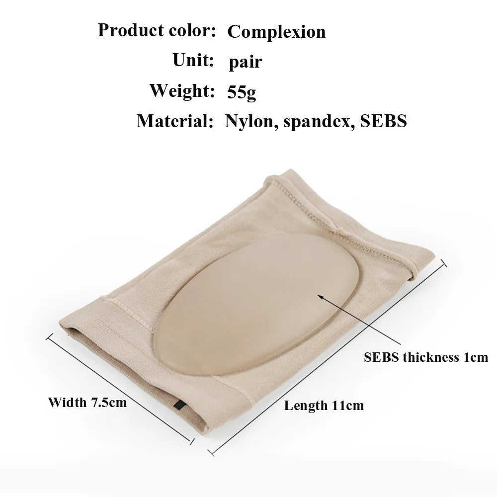 Paire Semelles de pied Soutien de la voûte plantaire en silicone pour fasciite plantaire orthopédique