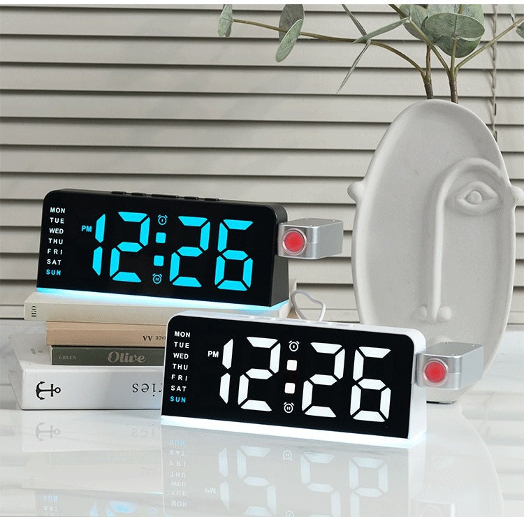 Horloge Numérique LED avec Alarme et Calendrier GH-9019 - ساعة رقمية مع منبه وتقويم