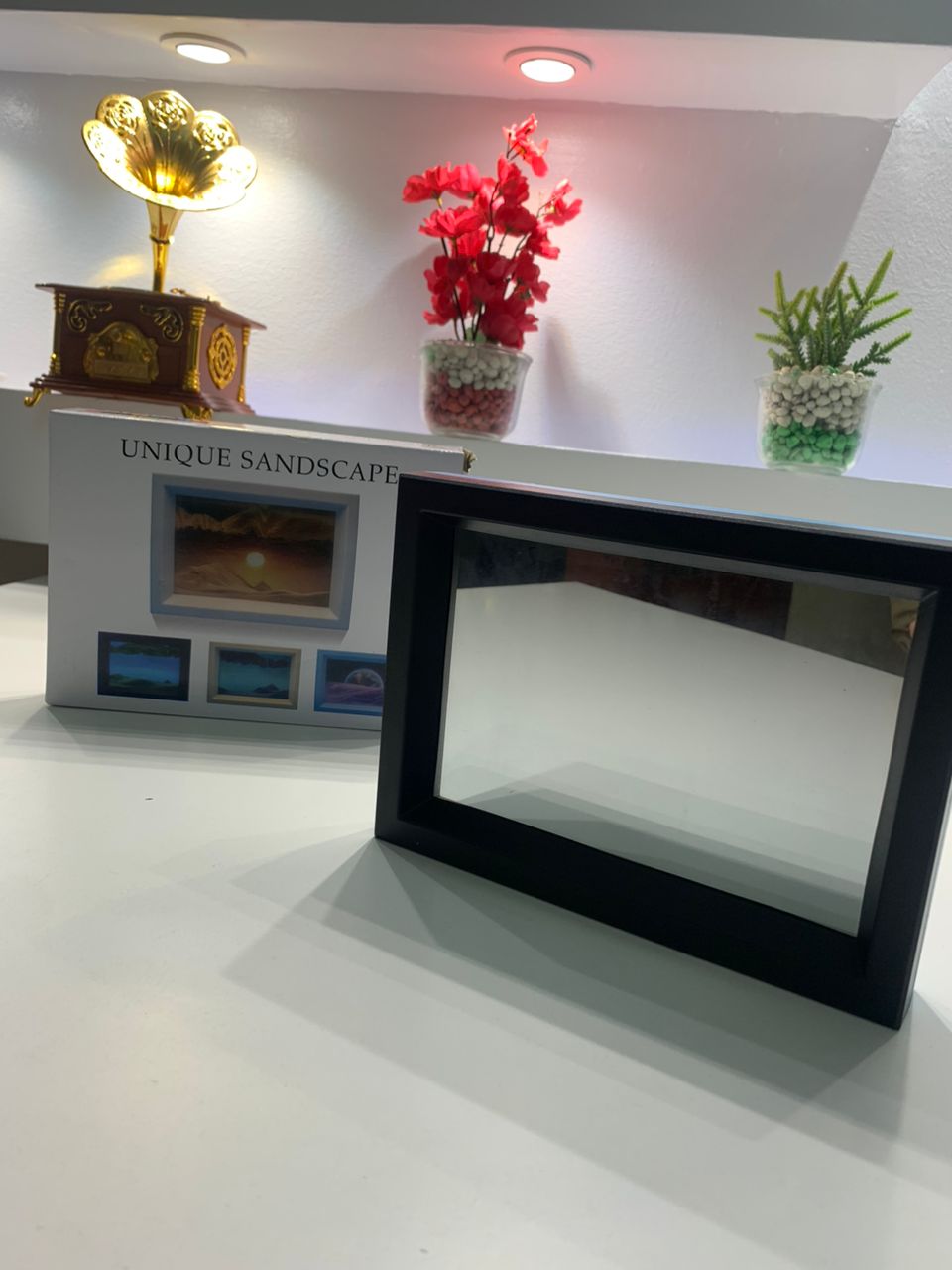 Tableau de Sable en Mouvement et miroir 3D – لوحة رملية ثلاثية الأبعاد مع مراة متحركة