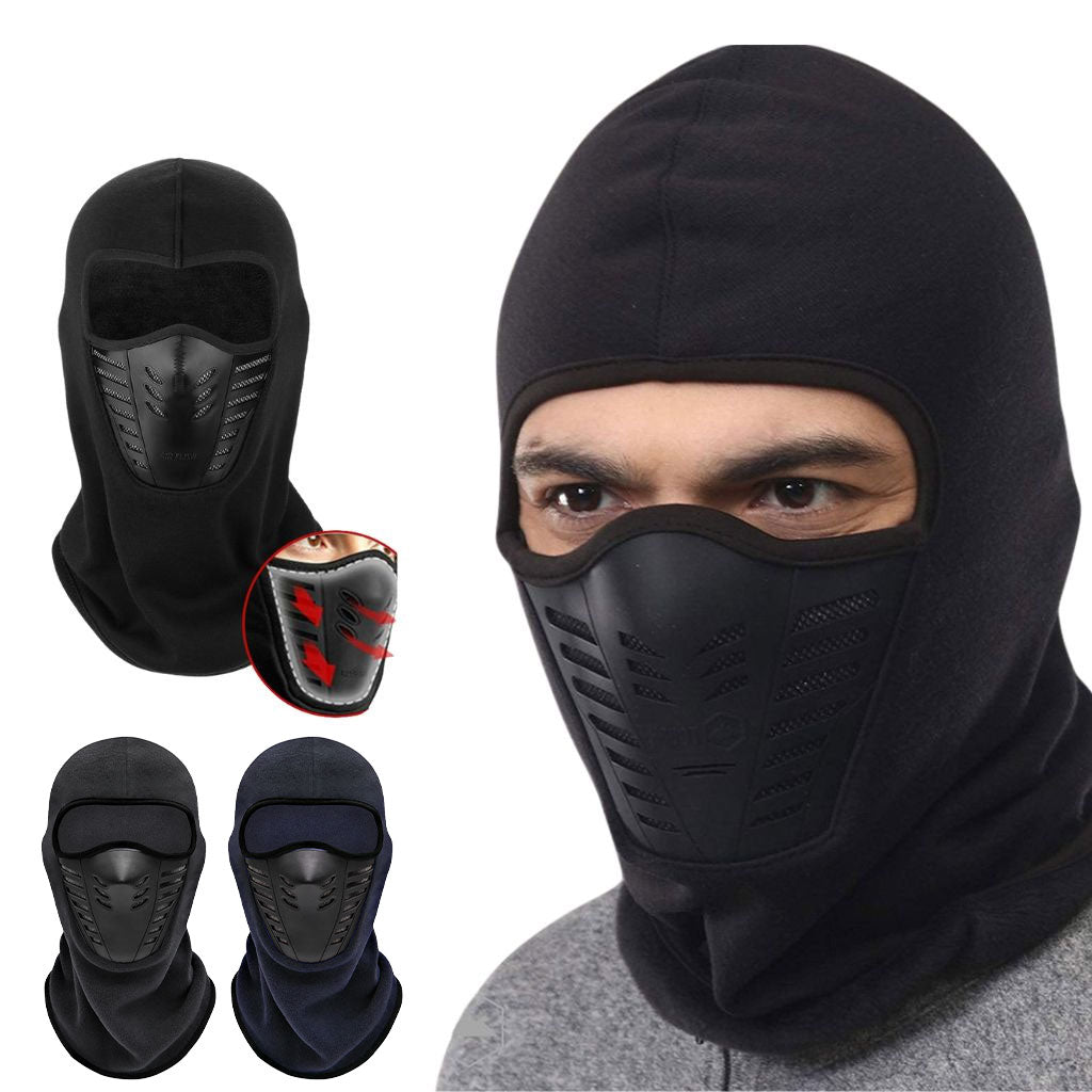 Cagoule d’hiver Excefore en polaire avec maille filet coupe-vent – قناع وجه شتوي - تنزوت