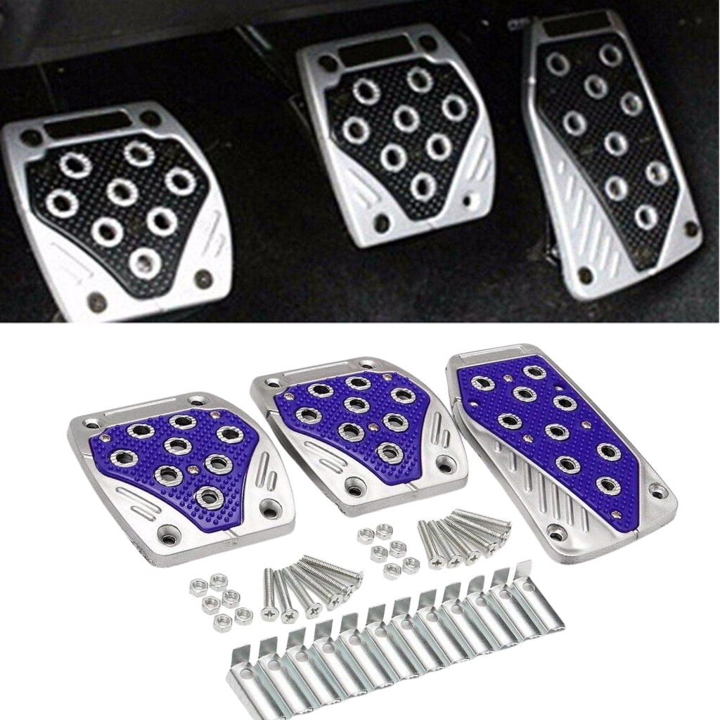 3 x couvercle de pédale antidérapant d'accélérateur de transmission manuelle - دواسات قدم السيارات اليدوية