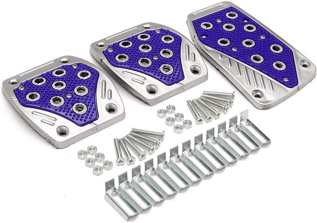 3 x couvercle de pédale antidérapant d'accélérateur de transmission manuelle - دواسات قدم السيارات اليدوية