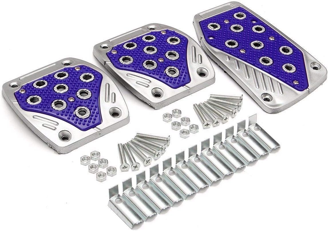 3 x couvercle de pédale antidérapant d'accélérateur de transmission manuelle - دواسات قدم السيارات اليدوية