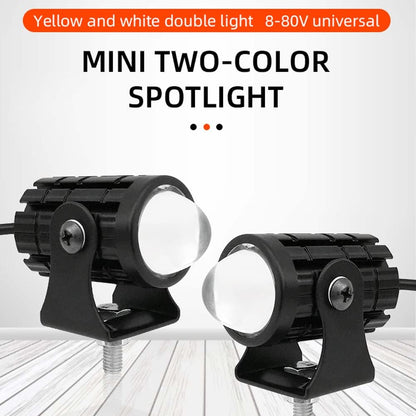 Projecteur LED Ultra Puissant Pour Moto et Véhicule Étanche IP67 DC 12V-80V, 3 Modes d'Éclairage - كشاف إضاءة ليد عالي القوة للمركبات والدراجات