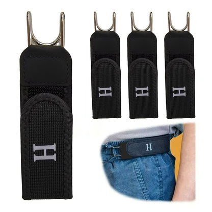 Ceinture Élastique Sans Boucle avec Crochets Métalliques - حزام سروال مطاطي بدون إبزيم بخطافات معدنية