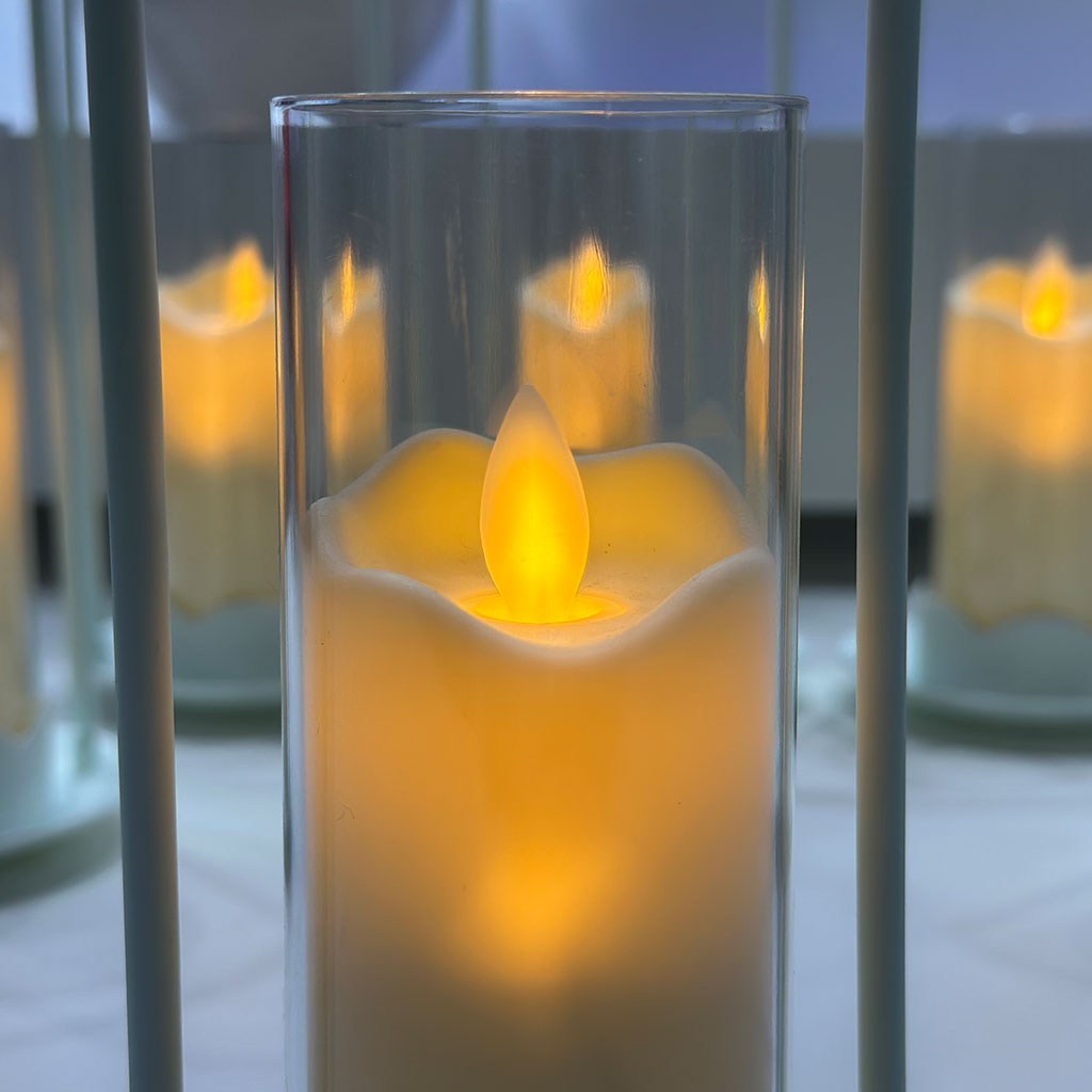 Ensemble de 6 Bougies Électriques Élégantes Sans Flamme – مجموعة 6 من الشموع الأنيقة