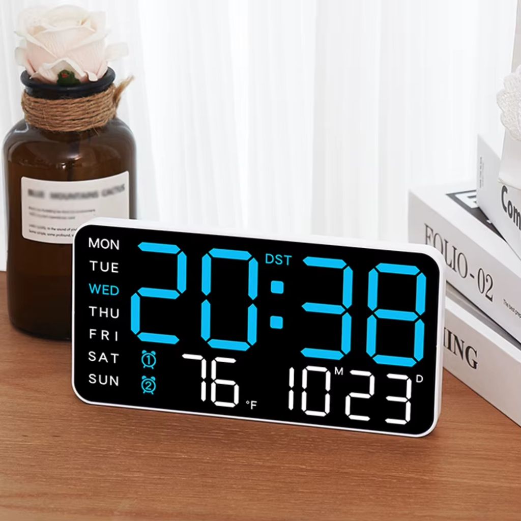 Horloge Murale et Table Numérique à Écran LED Multifunction – ساعة حائط و طاولة رقمية